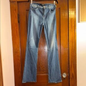 J Brand Blue Bootcut Jeans with Subtle Fading